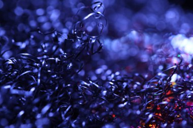 Soyut Hurda Metal talaşları Macro çekimi