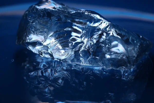 Colpo Crudo Non Tagliato Diamante Macro — Foto Stock