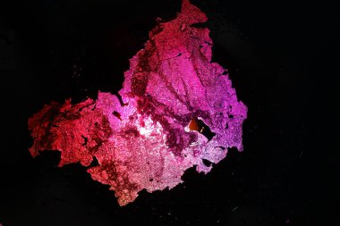 Soyut renkli kağıt desen makro çekim