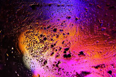 Soyut Renk Cam Doku Makro Çekimi