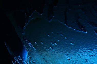 Soyut Renk Cam Doku Makro Çekimi