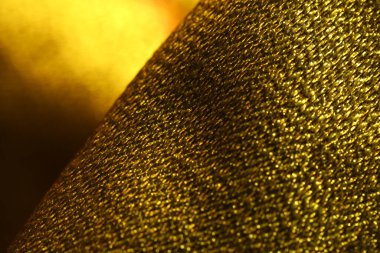 Soyut Altın Kumaş Yapısı Makro