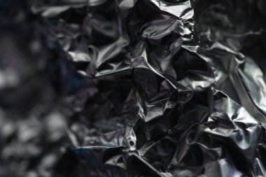 Soyut Gümüş Kağıt Doku Makro