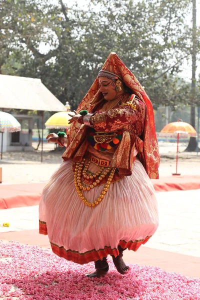 2023年9月20日 インド 伝統的なダンサー ケラララ — ストック写真