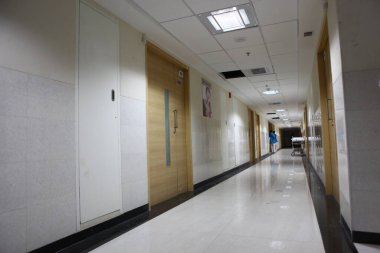 Hyderabad 'daki bir hastanenin içi.