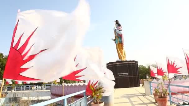インド神殿のヒンドゥー神像 — ストック動画