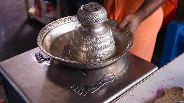 Aranjament Rugăciune Hindus India — Videoclip de stoc