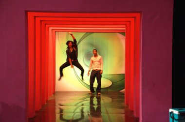 İnsanlar 5 Şubat 2024 Hyderabad Hindistan 'da eğleniyor.