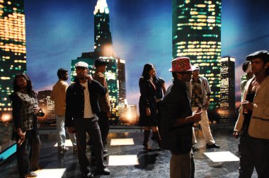 Hintli Dansçılar Hyderabad kılığında Hindistan 26 Şubat 2024