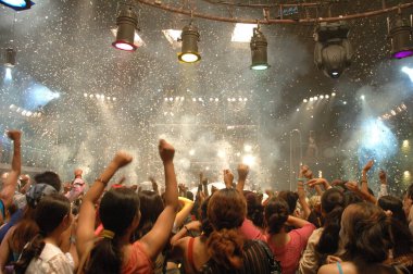 Seyirciler, Hindistan Açık Hava Konferans Günü Hyderabad 25 Şubat 2024