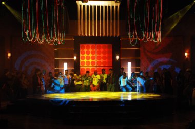 Hyderabad Bar 'daki dansçılar. 6 Şubat 2024.