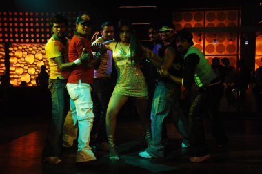 Hyderabad Bar 'daki dansçılar. 6 Şubat 2024.