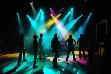 Hyderabad Bar 'daki dansçılar. 6 Şubat 2024.