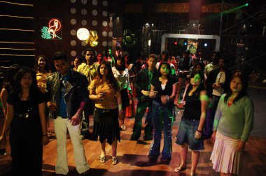 Hyderabad 'ın 19 Şubat 2024' te Hindistan 'da eğlenen insanlar