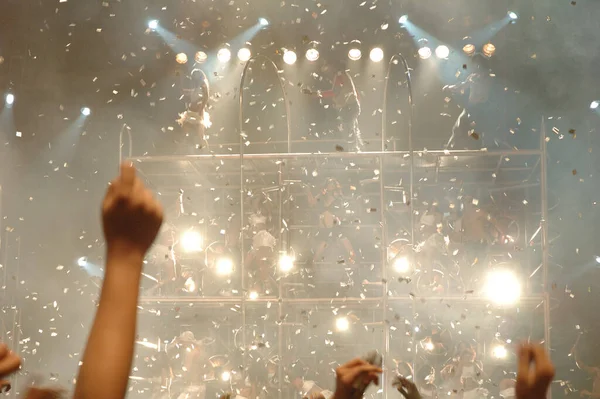 Hyderabad 'ın 19 Şubat 2024' te Hindistan 'da eğlenen insanlar