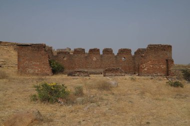 Kale duvarının klasik dokusu Hindistan