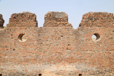 Kale duvarının klasik dokusu Hindistan