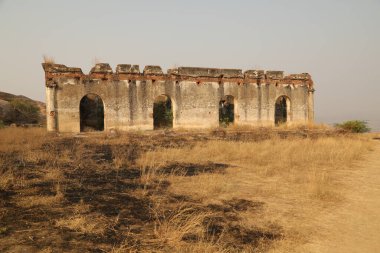 Kale duvarının klasik dokusu Hindistan