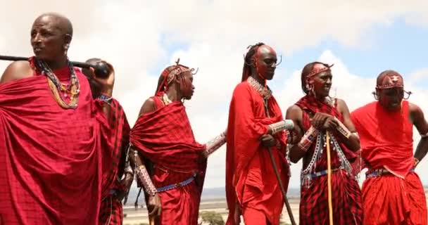 ケニアのマサイ族 アフリカ 2024年3月5日 — ストック動画