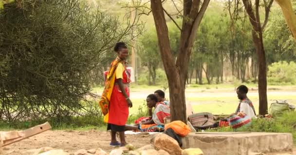Masai Tribes Kenya Africa 5Th March 2024 — Stock Video