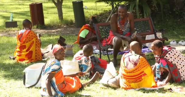Tribos Masai Quênia África Março 2024 — Vídeo de Stock