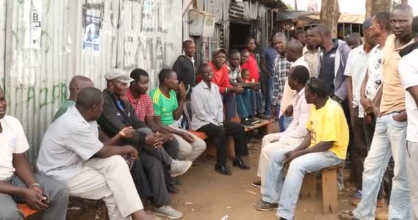 Africanii Piața Stradală Narobi Kenya Africa Martie 2024 — Videoclip de stoc