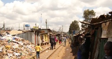 Afrikalılar Sokak Marketi Narobi Kenya Afrika 5 Mart 2024