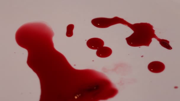 Macro Shot Blood — Videoclip de stoc