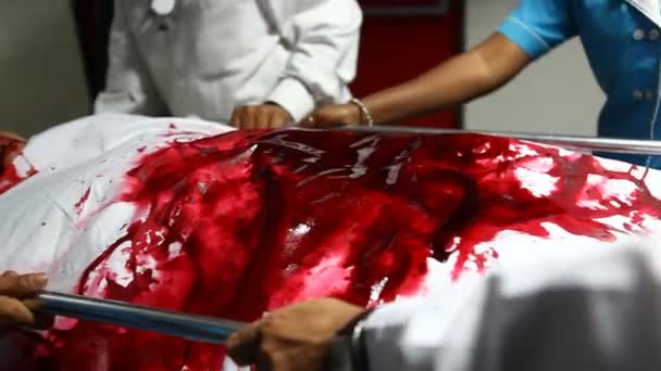 Femeie Sânge Într Spital Hyderabad India Martie 2024 — Videoclip de stoc