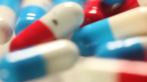 Tablettpiller Läkemedel — Stockvideo