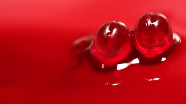 Tabletpil Farmaceutisch Geneesmiddel Het Bloed — Stockvideo