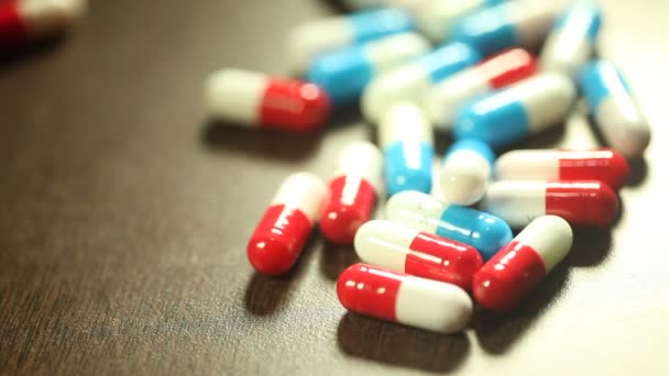 Tablet Pills Pharmaceutical Drug — Stock Video