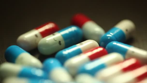 Pil Tablet Obat Farmasi — Stok Video