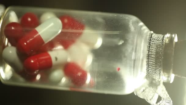 Pastillas Para Tabletas Medicamento Farmacéutico — Vídeo de stock