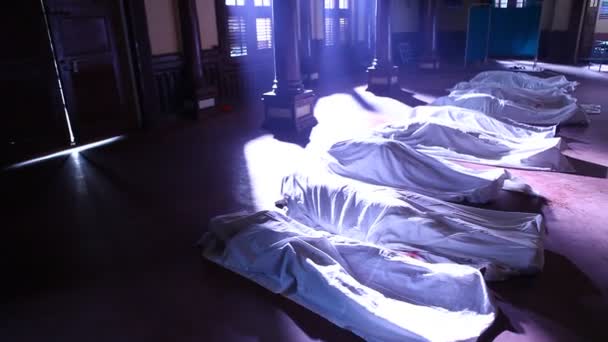 Mrtvá Těla Nemocnici Března 2024 Hyderabad Indie — Stock video