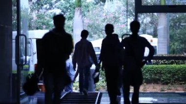 Hyderabad Hastanesi 'ndeki İnsanların Silueti 5 Mart 2024