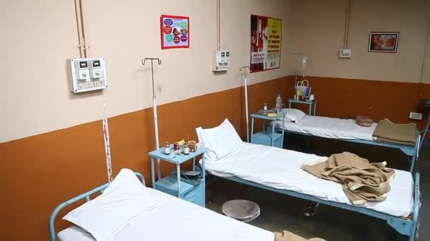 病院病棟のインテリア — ストック動画