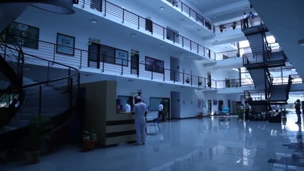 Silueta Personas Hospital Hyderabad India Marzo 2024 — Vídeos de Stock