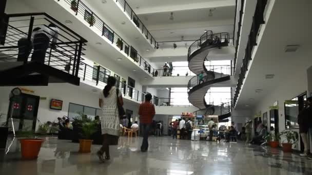 Silueta Lidí Nemocnici Hyderabad Indie Března 2024 — Stock video