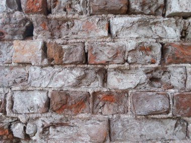 Hindistan 'daki eski bina duvarı.