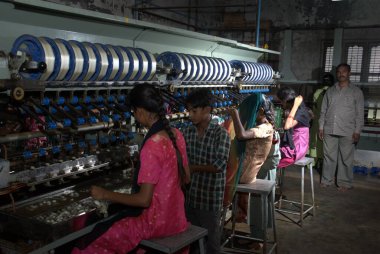 İpek Böceği Çiftliği İşçileri 20 Temmuz 2024 Hyderabad Hindistan