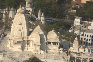 Hava manzaralı Birla Mandir Hyderabad Hindistan