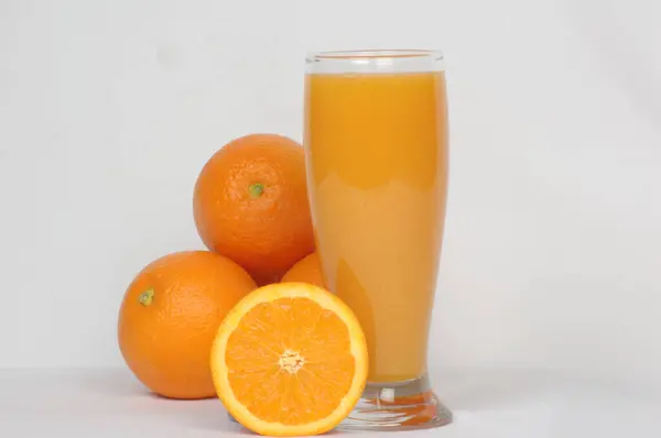 stock image Orange Juice in a glass studio shot