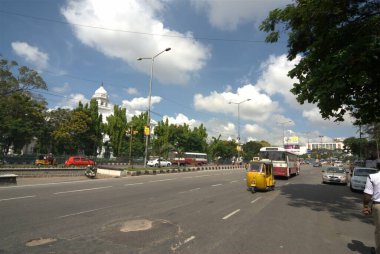 Şehir Yolu Hyderabad Hindistan