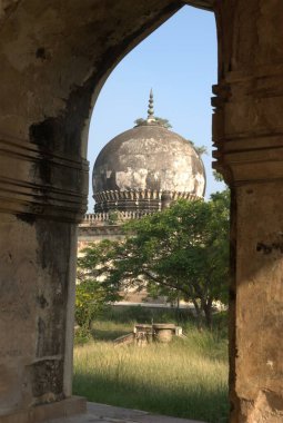 Qutb Shahi Tombs Hyderabad India clipart