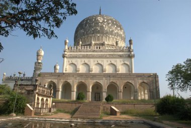 Qutb Shahi Tombs Hyderabad India clipart