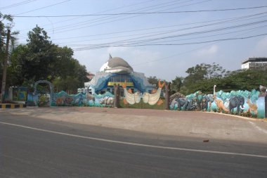 Beach Road Visakhapatnam Andhra pradesh India clipart