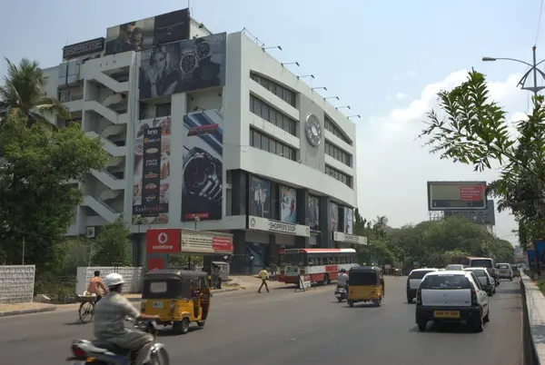 Stock image City Road Hyderabad India