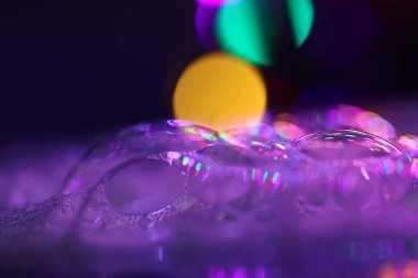 Renkli hava kabarcıkları Işıklar