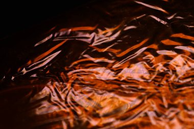 Soyut Altın Kağıt Yapısı Makro